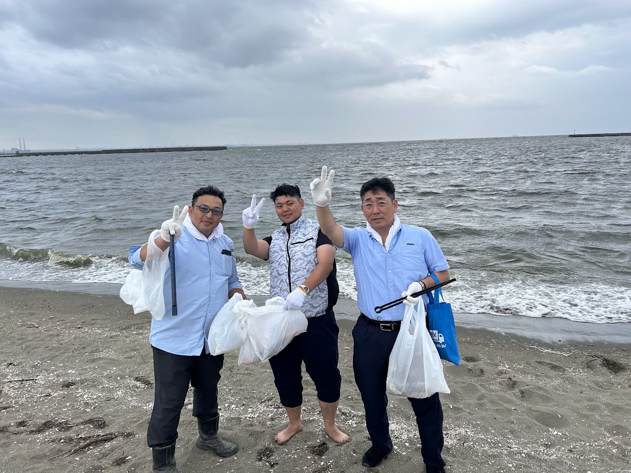 いなげの浜での清掃活動に参加しました